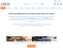 Tablet Screenshot of ehajo.de